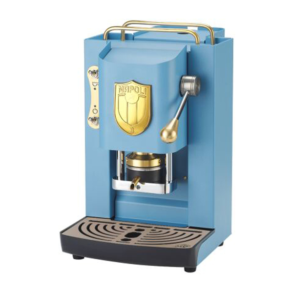 Μηχανή καφέ espresso Pro Deluxe Napoli Edition Γαλάζιο Χρυσό Faber E.S.E. Pod
