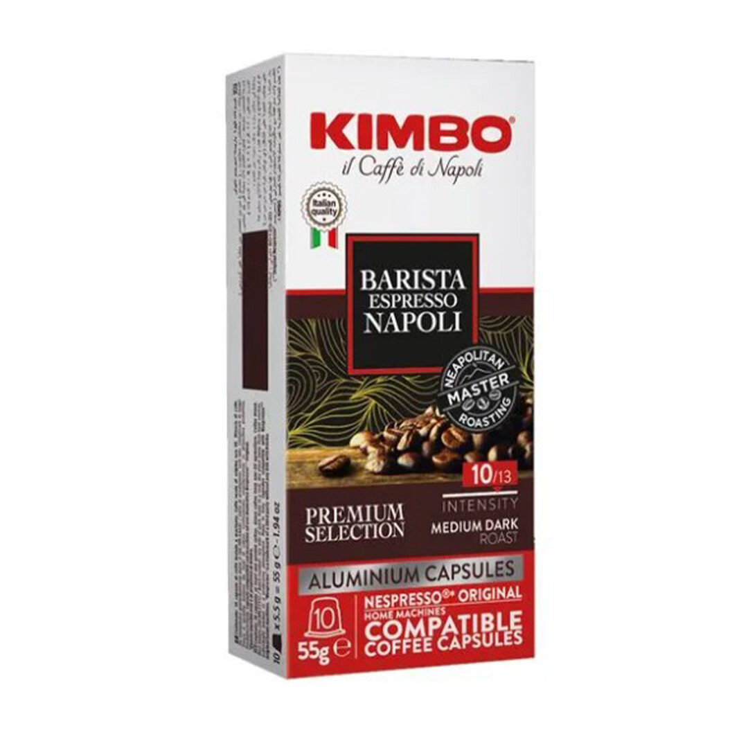 Kimbo Κάψουλες Καφέ Nespresso NAPOLI 10 caps αλουμινίου