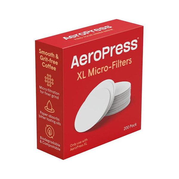 Aeropress 200 Φίλτρα Καφέ Χάρτινα XL